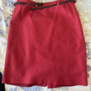 Pencil skirt with belt